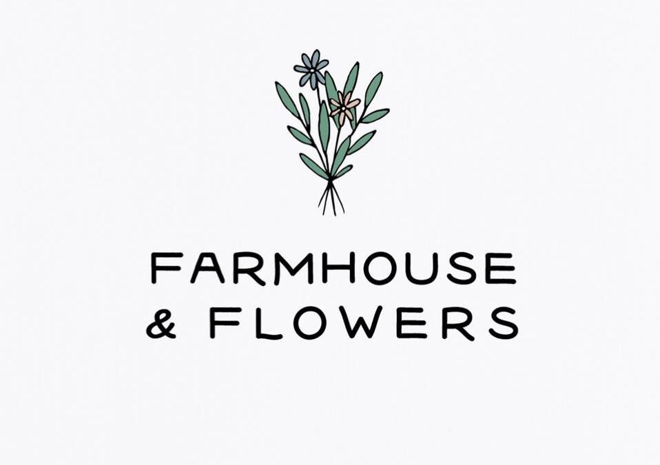 Farmhouse and Flowers